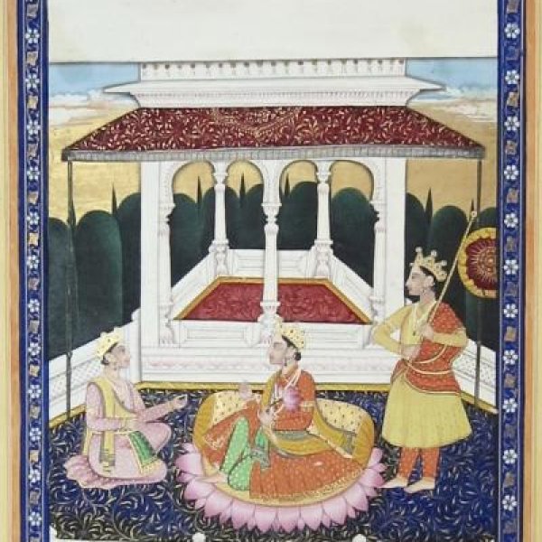 ECOLE INDIENNE DU XIXE SIECLE