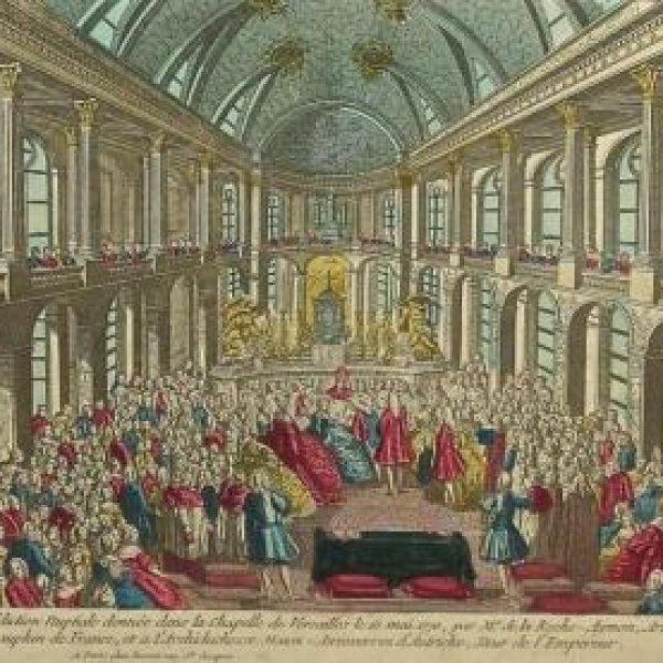 VUE D'OPTIQUE XVIIIe SIECLE