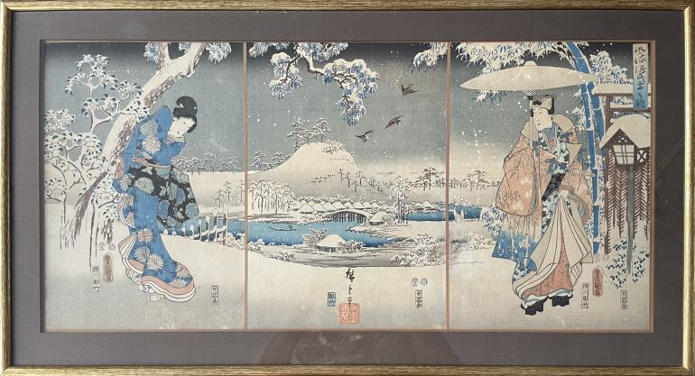 KUNISADA Utagawa, dit TOYOKUNI III et HIROSHIGE Ando