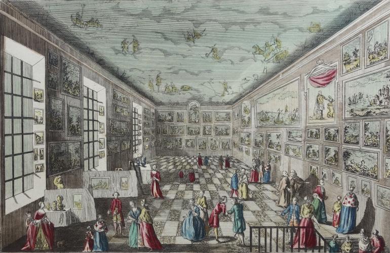 VUE D'OPTIQUE  XVIII th CENTURY