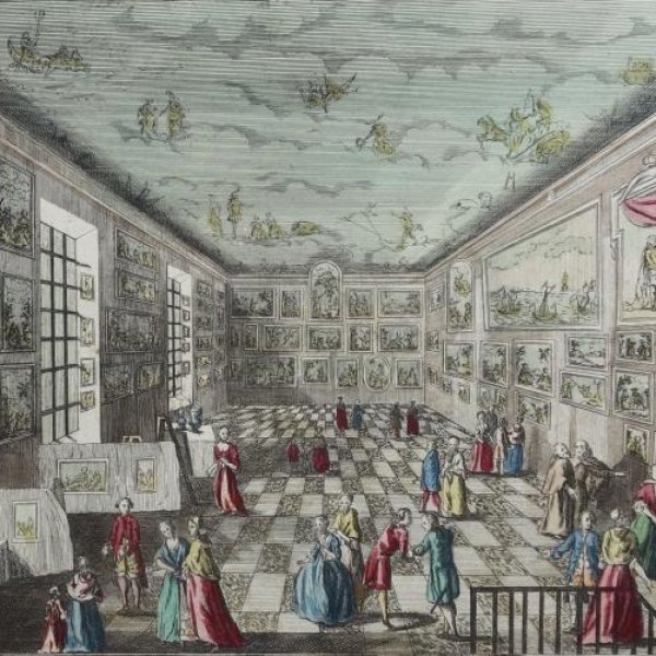 VUE D'OPTIQUE  XVIII th CENTURY