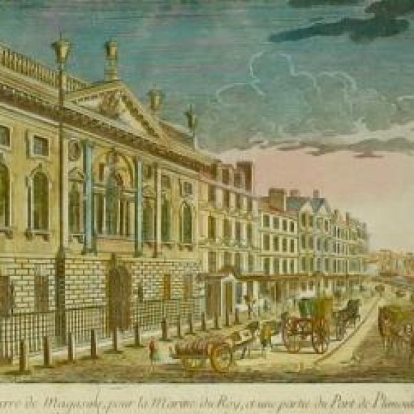 VUE D'OPTIQUE  XVIII th CENTURY